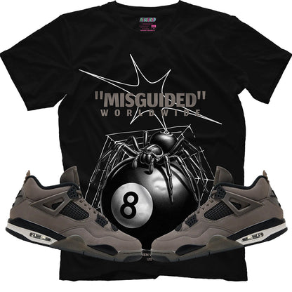 Misguided Spider (Air Jordan 4 Cave Stone) T-Shirt