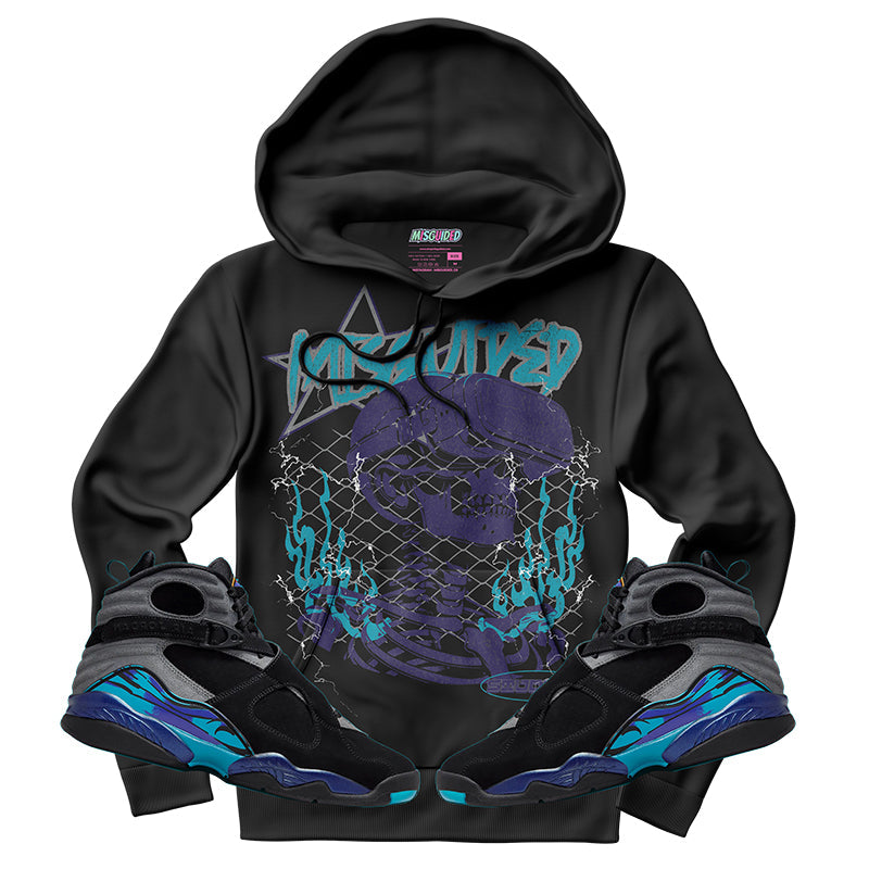 Misguided Star (Air Jordan 8 Aqua) Hoodie