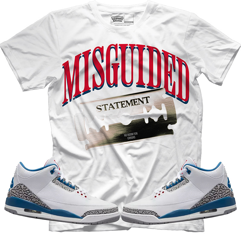 Misguided Statement (Air Jordan 3 True Blue) T-Shirt