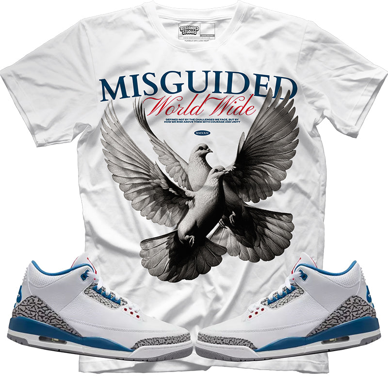 Misguided WW Birds (Air Jordan 3 True Blue) T-Shirt