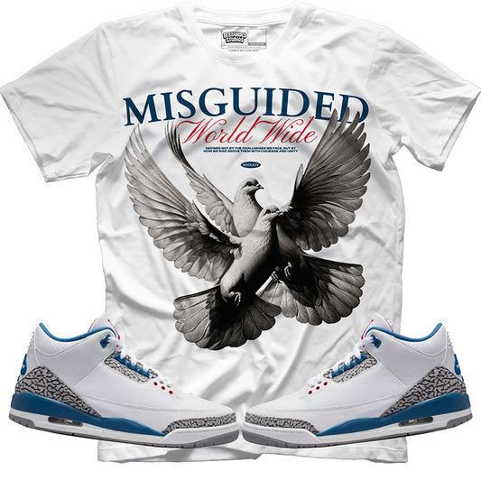 Misguided WW Birds (Air Jordan 3 True Blue) T-Shirt