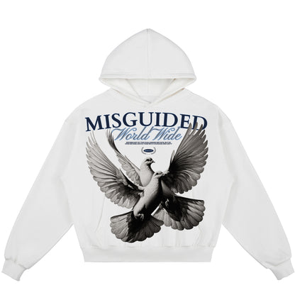 Misguided WW Birds (Air Jordan 13 Flint) 380GSM Brushed Fleece Relaxed Fit Hoodie