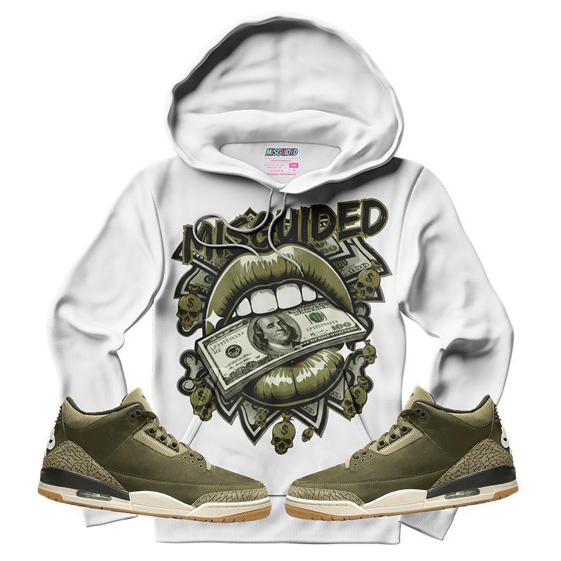 Money Is The Motive (Air Jordan 3 Family Affair) Hoodie