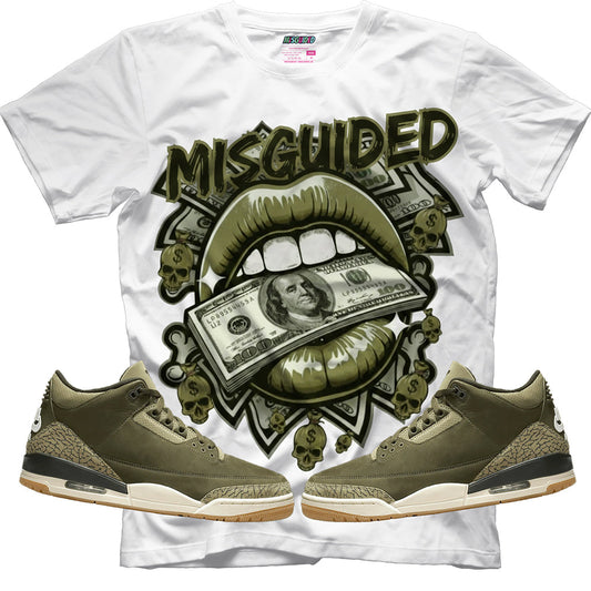 Money Is The Motive (Air Jordan 3 Family Affair) T-Shirt