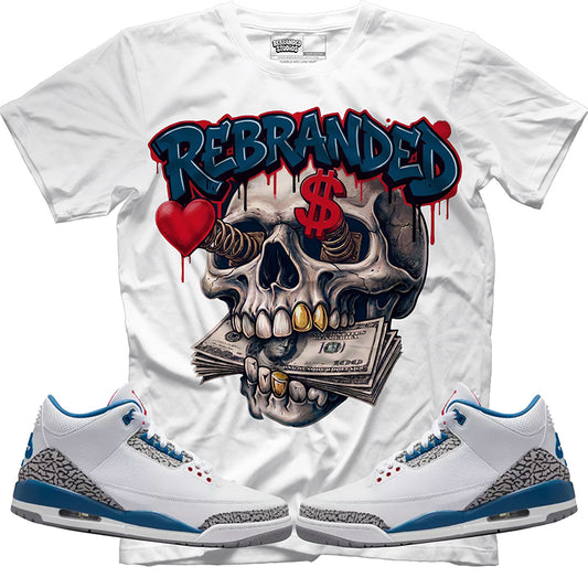Money Lover (Air Jordan 3 True Blue) T-Shirt
