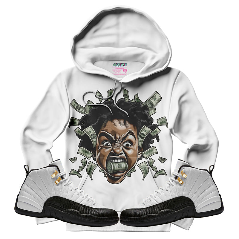 Misguided Mouth (Air Jordan 12 Taxi) Hoodie)