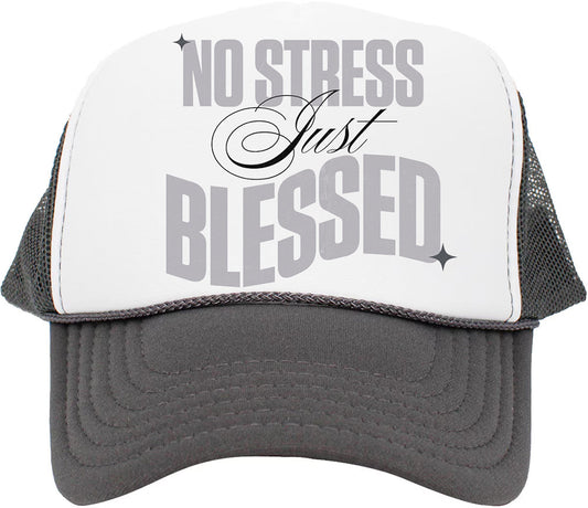 No Stress Just Blessed (Air Jordan 9 Cool Grey) Trucker Hat