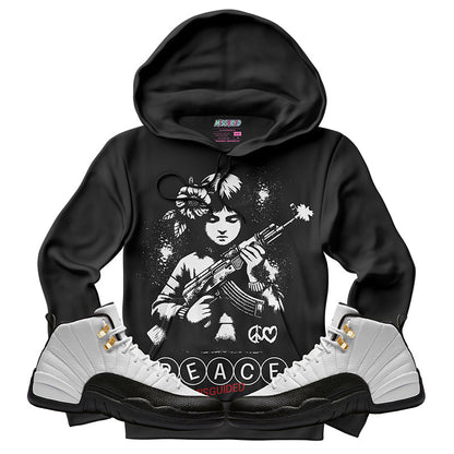 Peace (Air Jordan 12 Taxi) Hoodie)