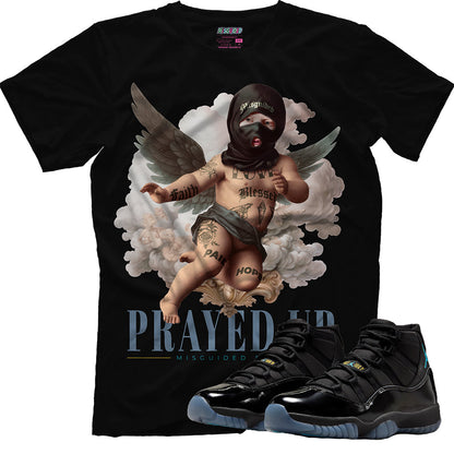 Prayed Up (Air Jordan 11 Gamma Blue) T-Shirt
