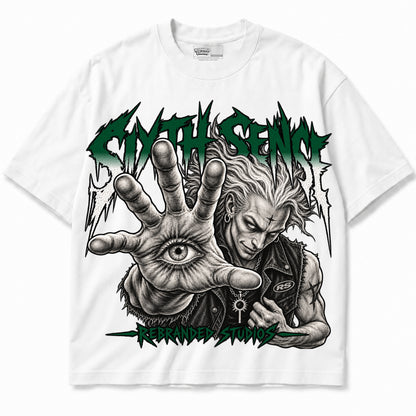 Rebranded Studios Sixth Sense Air Jordan 12 Bucks Graphic T-Shirt — corrected artwork, garment front