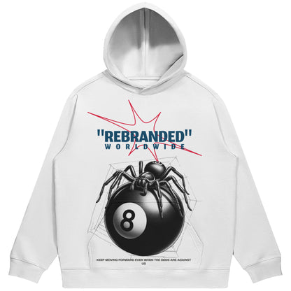 Rebranded Spider (Air Jordan 3 True Blue) 380 GSM Brushed Fleece Drawstring Hoodie