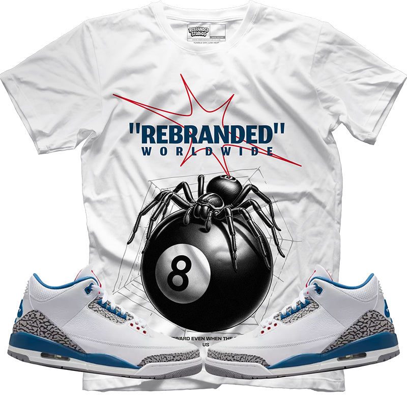 Rebranded Spider (Air Jordan 3 True Blue) T-Shirt