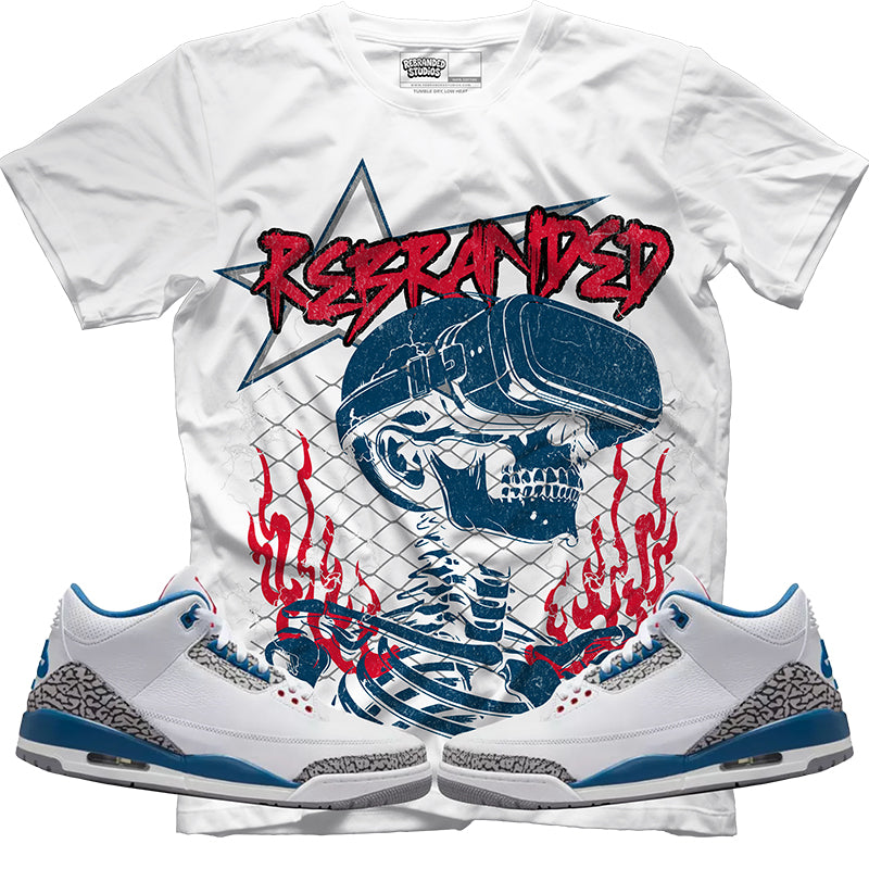 Rebranded Studios (Air Jordan 3 True Blue) T-Shirt