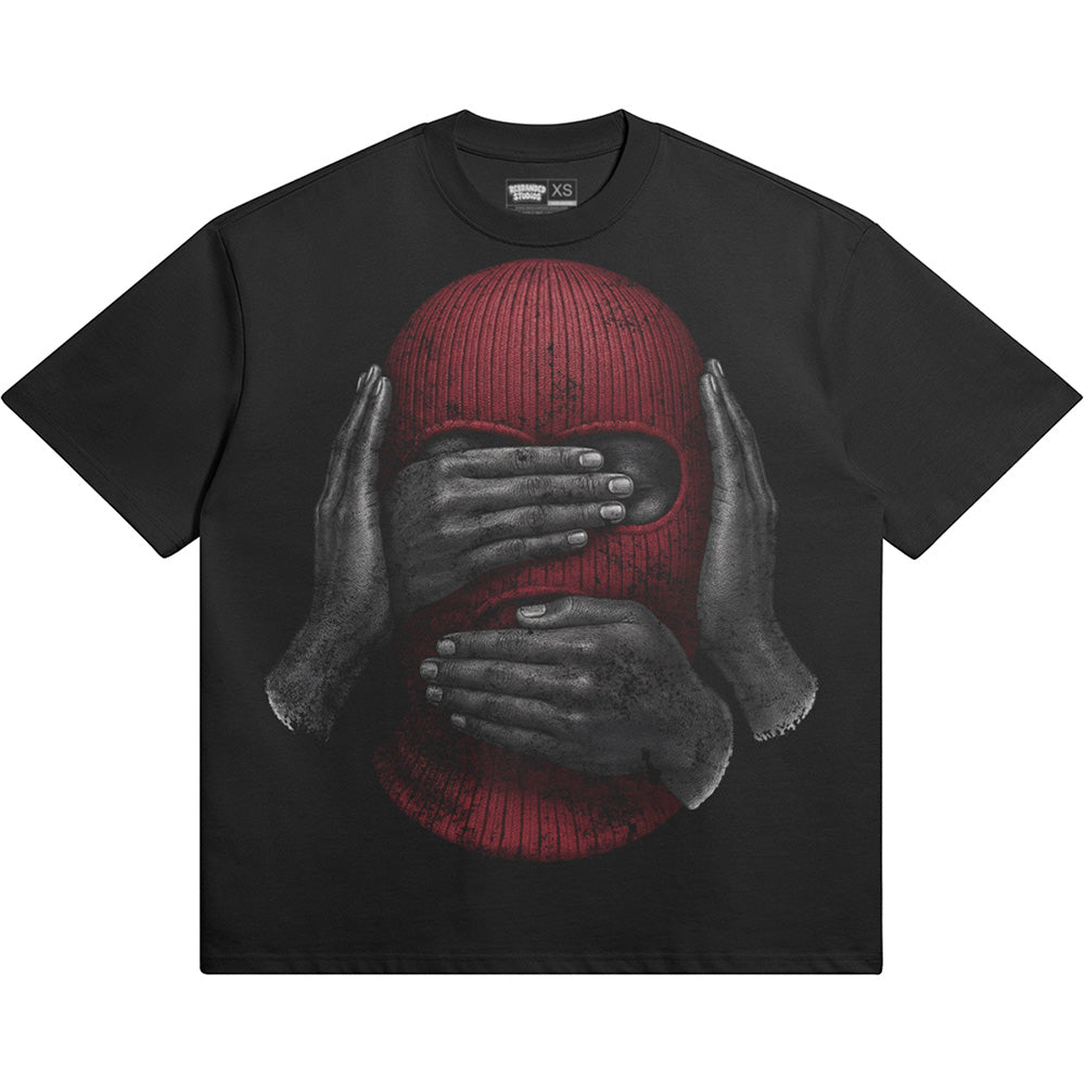 See No Evil (Air Jordan 12 Bloodline) 425GSM Oversized T-Shirt
