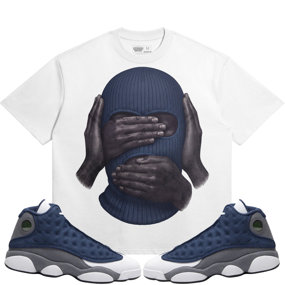 See No Evil (Air Jordan 13 Flint) 425GSM Oversized T-Shirt