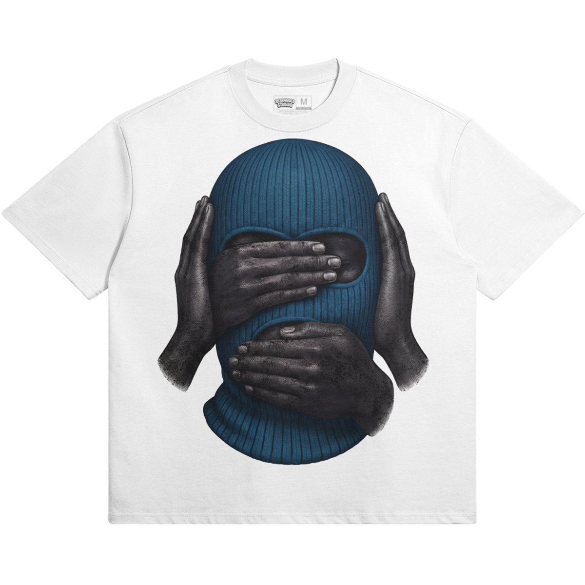 See No Evil (Air Jordan 3 True Blue) 425GSM Oversized T-Shirt