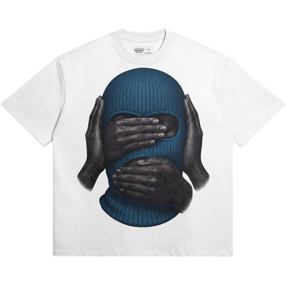 See No Evil (Air Jordan 3 True Blue) 425GSM Oversized T-Shirt