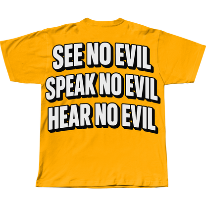 SEE NO EVIL SPEAK NO EVIL HEAR NO EVIL (Air Jordan 5 Tokyo) T-Shirt