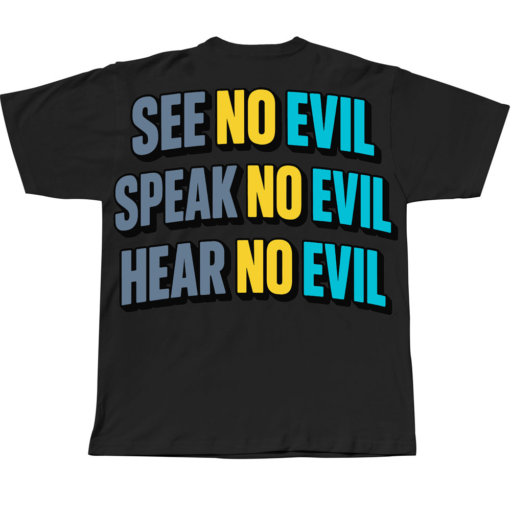 SEE NO EVIL SPEAK NO EVIL HEAR NO EVIL (Air Jordan 11 Gamma Blue) T-Shirt