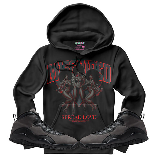 Spread Love (Air Jordan 10 Shadow) Hoodie