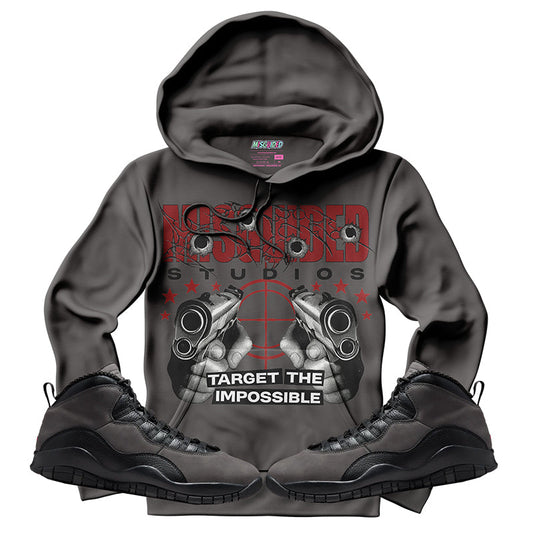 Target The Impossible (Air Jordan 10 Shadow) Hoodie