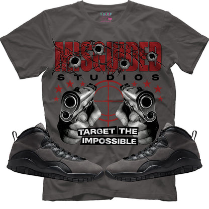 Target the Impossible (Air Jordan 10 Shadow) T-Shirt