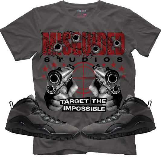 Target the Impossible (Air Jordan 10 Shadow) T-Shirt