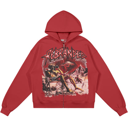 The Future Is Yours (Air Jordan 4 Toro Bravo) 440GSM Heavyweight Zip Up Hoodie