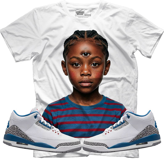 The Third Eye (Air Jordan 3 True Blue) T-Shirt