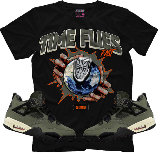 Time Flies (Air Jordan 4 Undefeated) T-Shirt