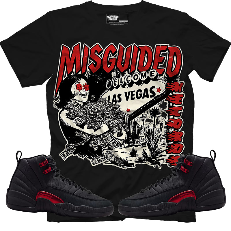 Misguided Records (Air Jordan 12 Bloodline) T-Shirt
