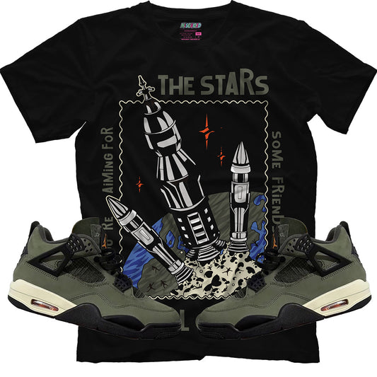 When Aiming For The Stars (Air Jordan 4 Undefeated) T-Shirt