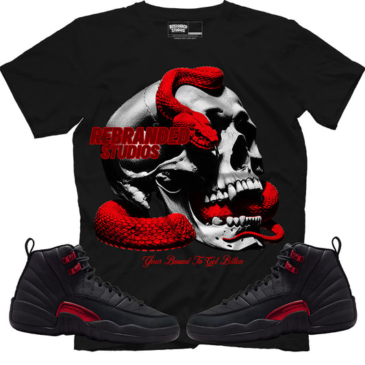 Your Bound To Get Bitten (Air Jordan 12 Bloodline) T-Shirt