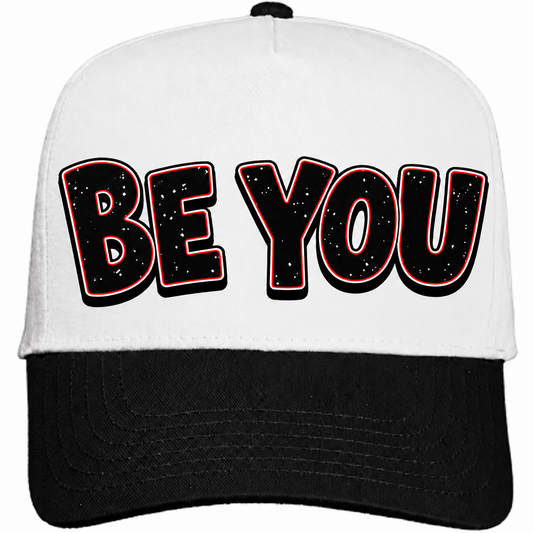 Rebranded Studios Be You Air Jordan 9 OG Space Jam Snapback — white crown, black brim, black, white and red front design