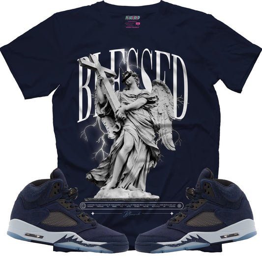 Blessed (Air Jordan 5 Midnight Navy) T-Shirt - Misguided