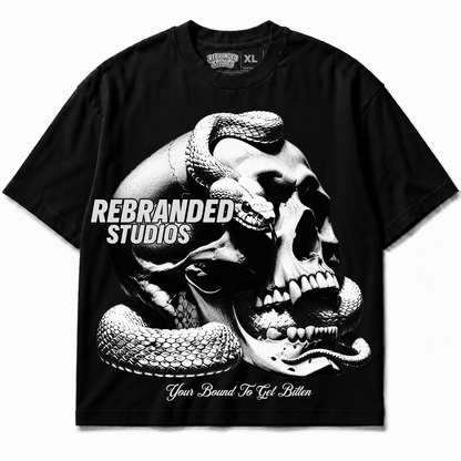 Rebranded Studios Bound To Get Bitten Air Jordan 8 Chrome Graphic T-Shirt