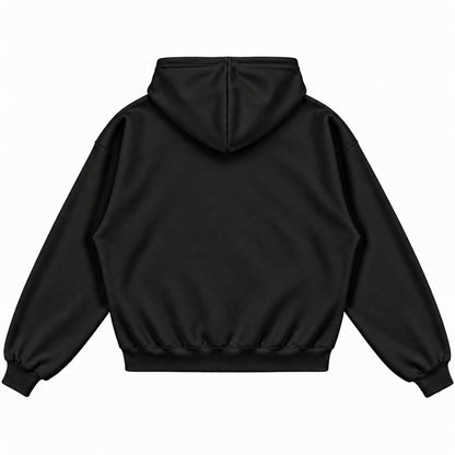Rebranded Studios Black hoodie plain back