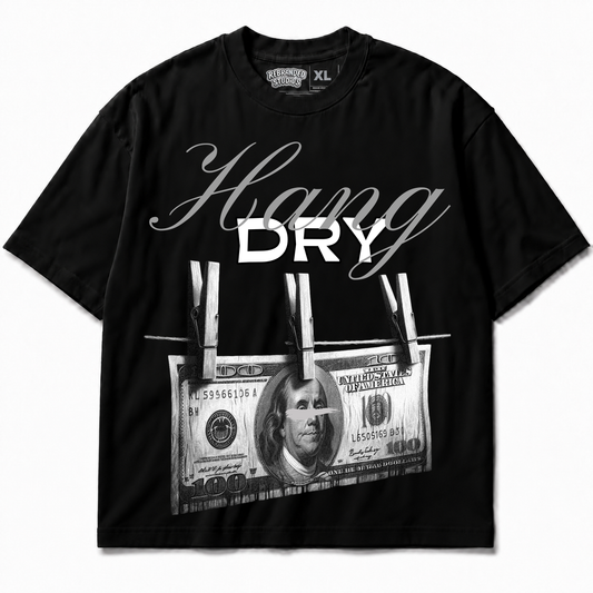 Rebranded Studios Hang Dry Air Jordan 8 Chrome Graphic T-Shirt front view without sneakers — alternate view
