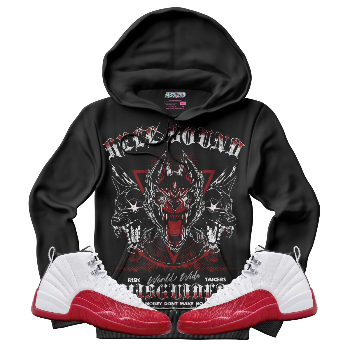 Hell Bound (Air Jordan 12 Cherry) Hoodie - Misguided