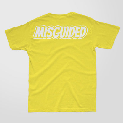Misguided Chenille T-Shirt - Yellow - Misguided