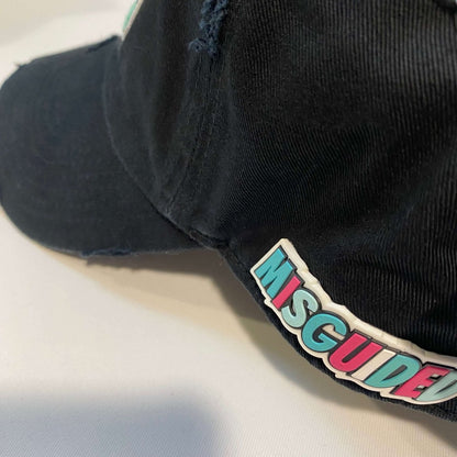 Misguided Distressed Dad Hat - Black - Misguided