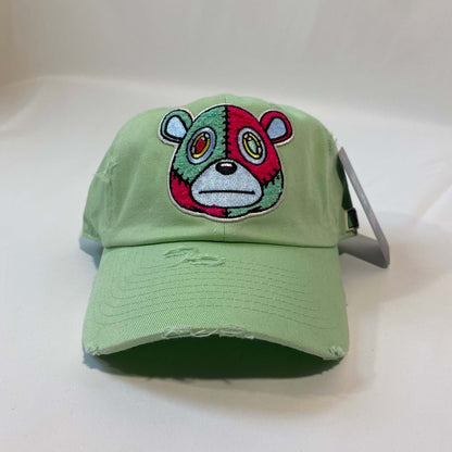 Misguided Distressed Dad Hat - Mint - Misguided
