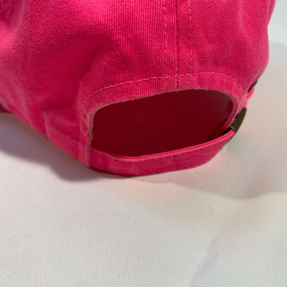 Misguided (Loud Hands) Distressed Dad Hat - Neon Pink - Misguided