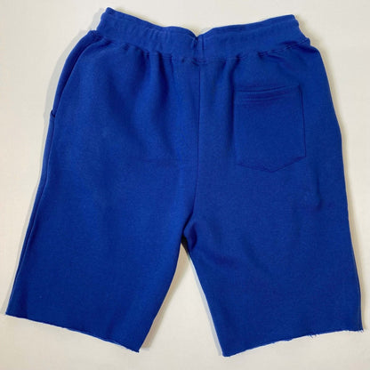 Misguided Raw Edge Jogger Shorts - Royal Blue - Misguided