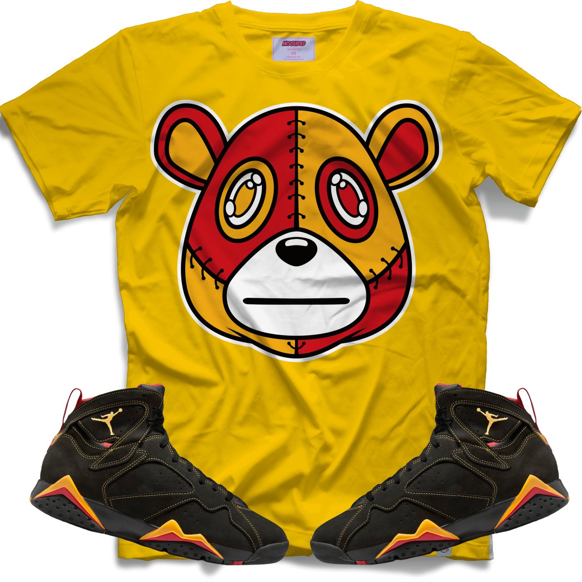 Misguided (Retro 7 Citrus) T-Shirt - Citrus - Misguided