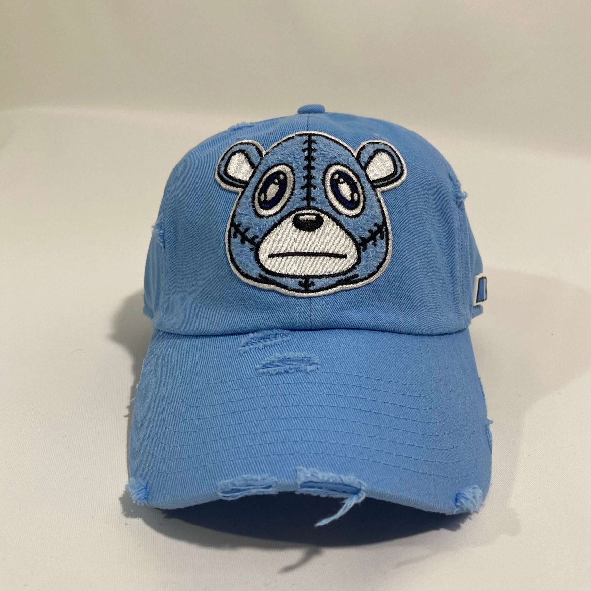 Misguided (UNC 6's) Distressed Dad Hat - Baby Blue - Misguided