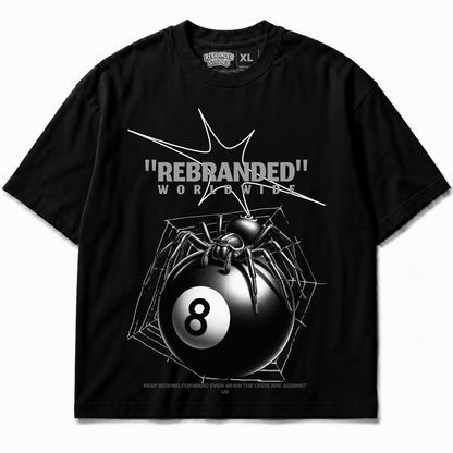 Rebranded Studios Rebranded Spider Air Jordan 8 Chrome Graphic T-Shirt