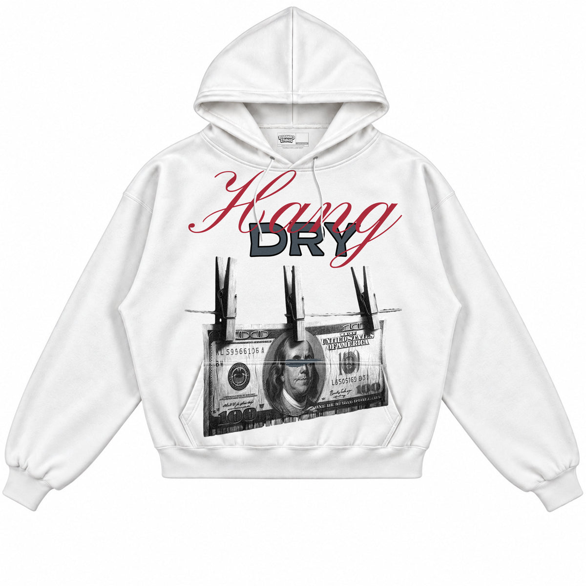 Rebranded Studios apparel — front without sneakers