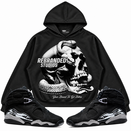 Rebranded Studios apparel — front styled with matching sneakers