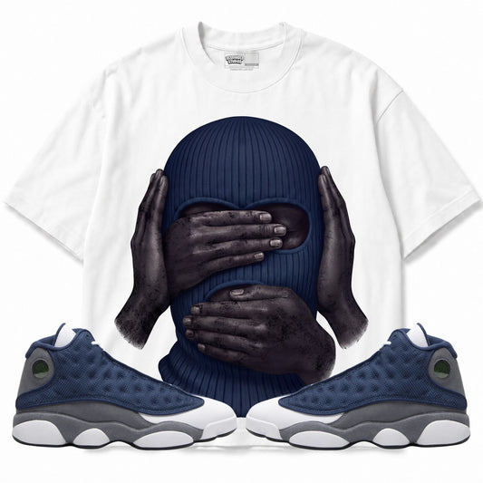Rebranded Studios apparel — front styled with matching sneakers